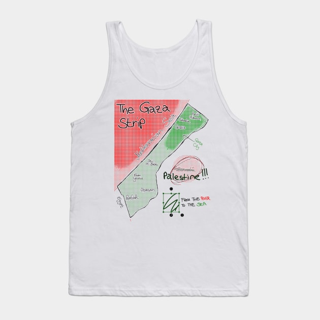 THE GAZA STRIP Tank Top by AizaBreathe